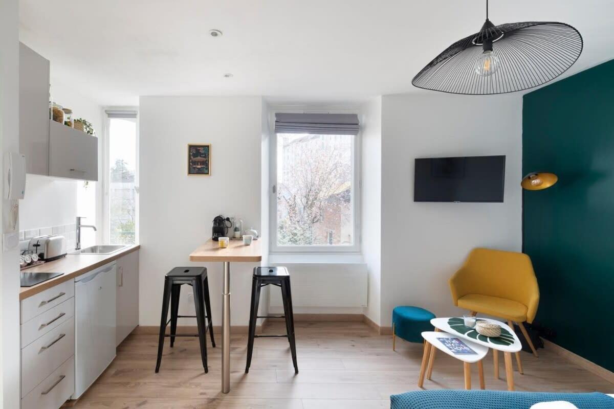 L'Eden Studio Moderne Et Lumineux Proche Centre Rennes Bagian luar foto